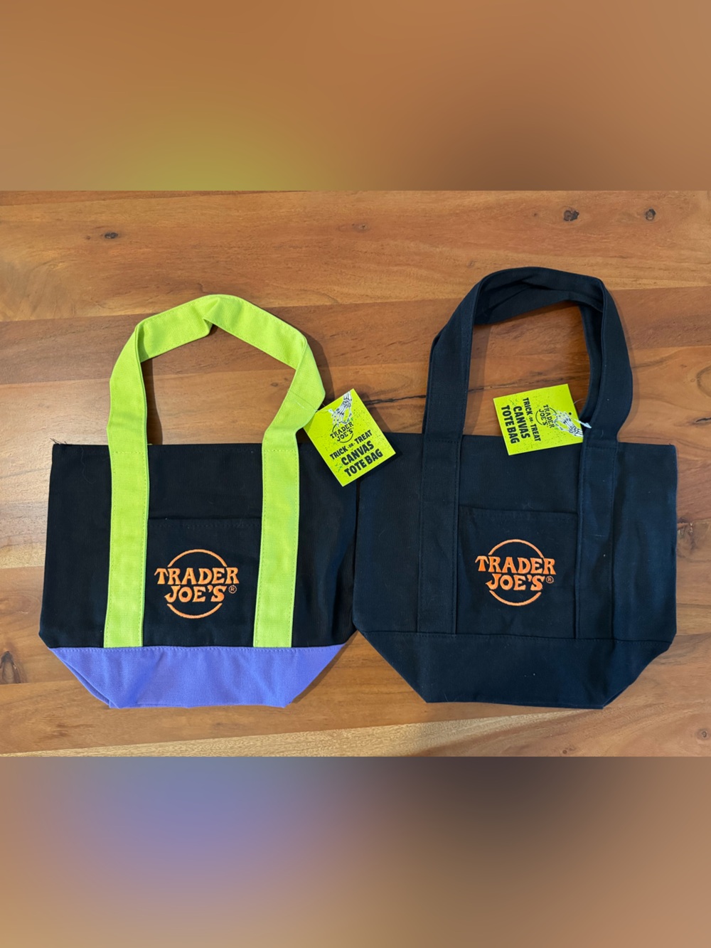 Trader Joe’s Trick or Treat Canvas Tote Bag - 2 total
